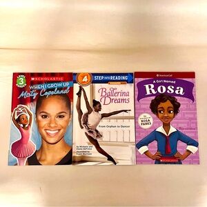 Misty Copeland, Ballerina Dreams, & Rosa Parks Scholastic Reader Paperback Books
